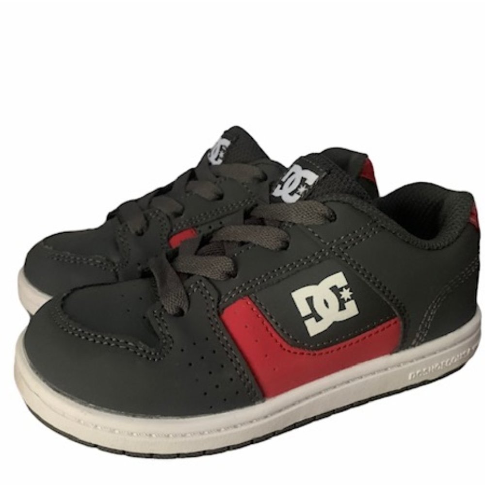 DC  Red ad Black Sneakers Size 10T